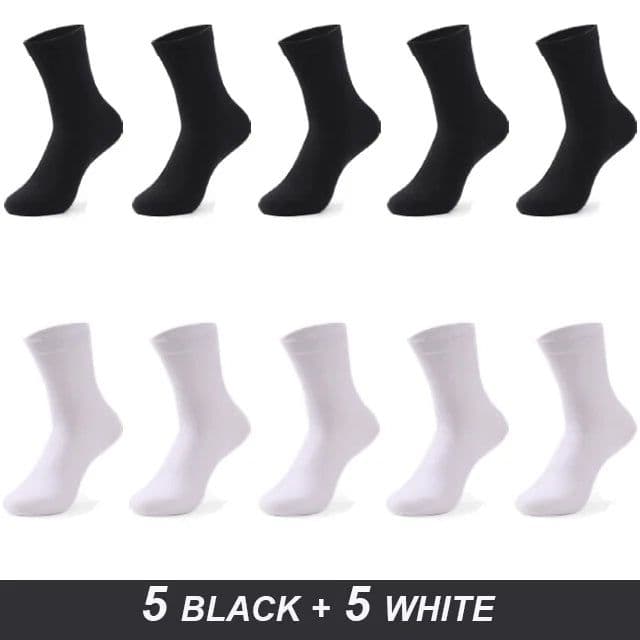 image-ZTOET Brand Men's Cotton Socks High Quality Black Business Soft Breathable Winter Male Long Socks New Style Plus Size (6-14)