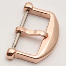 image-18mm Stainless Steel Watch Buckle - Durable Pin Clasp for Traditional Watches