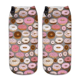 image-AnBnCn Funny Nutella 3D Printed Casual Socks - Kawaii Gift Delight