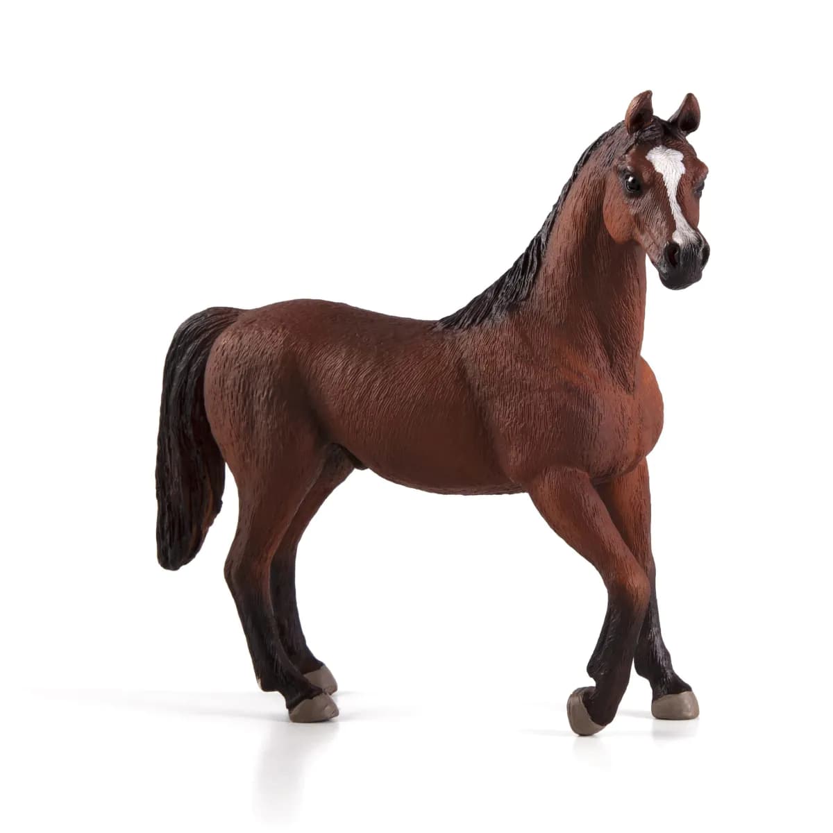 image-Arabian Stallion Chestnut Realistic Horse Figurine