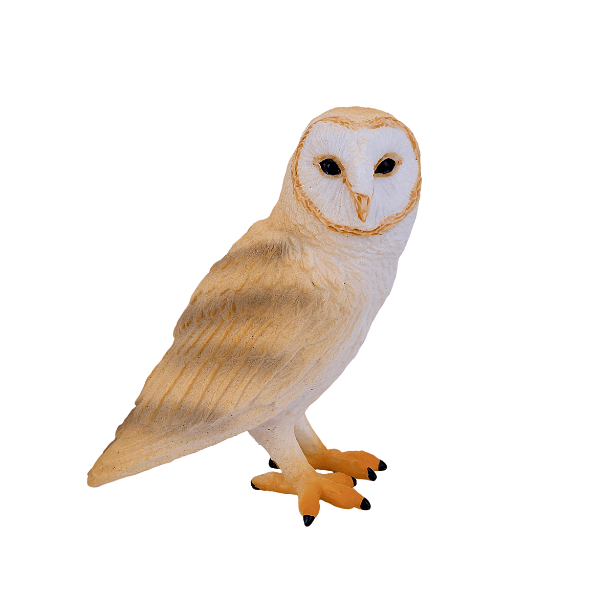 image-Barn Owl Toy Realistic Nocturnal Bird Figurine