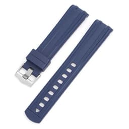 image-20mm Silicone Rubber Watch Bands for Omega Seamaster Speedmaster Moonswatch
