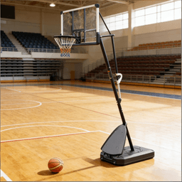 image-Basketball Hoop - Adjustable Height 8.5-10ft with Wheels