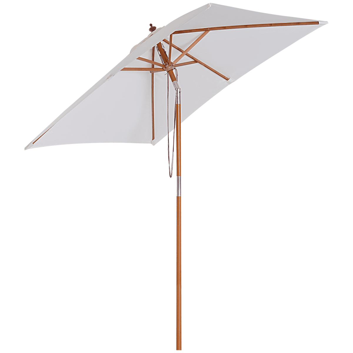 image-2 x 1.5m Patio Garden Parasol Sunshade Canopy Outdoor Backyard Furniture 6 Ribs