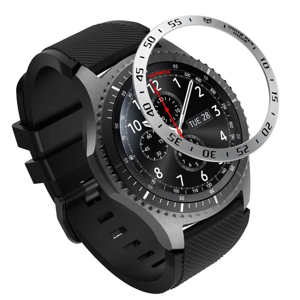 image-Alloy Bezel Ring Cover for Samsung Galaxy Watch - Scratch Protection & Style
