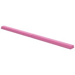 image-Sportnow 7.7ft Folding Gymnastics Balance Beam - Pink EVA Foam