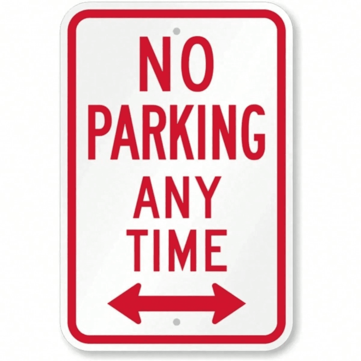 image-CIFbuy Metal No Parking Sign Outdoor Use Essential Reflective 8"x12"