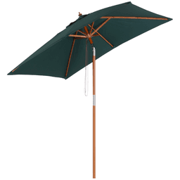image-2 x 1.5m Patio Garden Parasol Sunshade Canopy Outdoor Backyard Furniture 6 Ribs