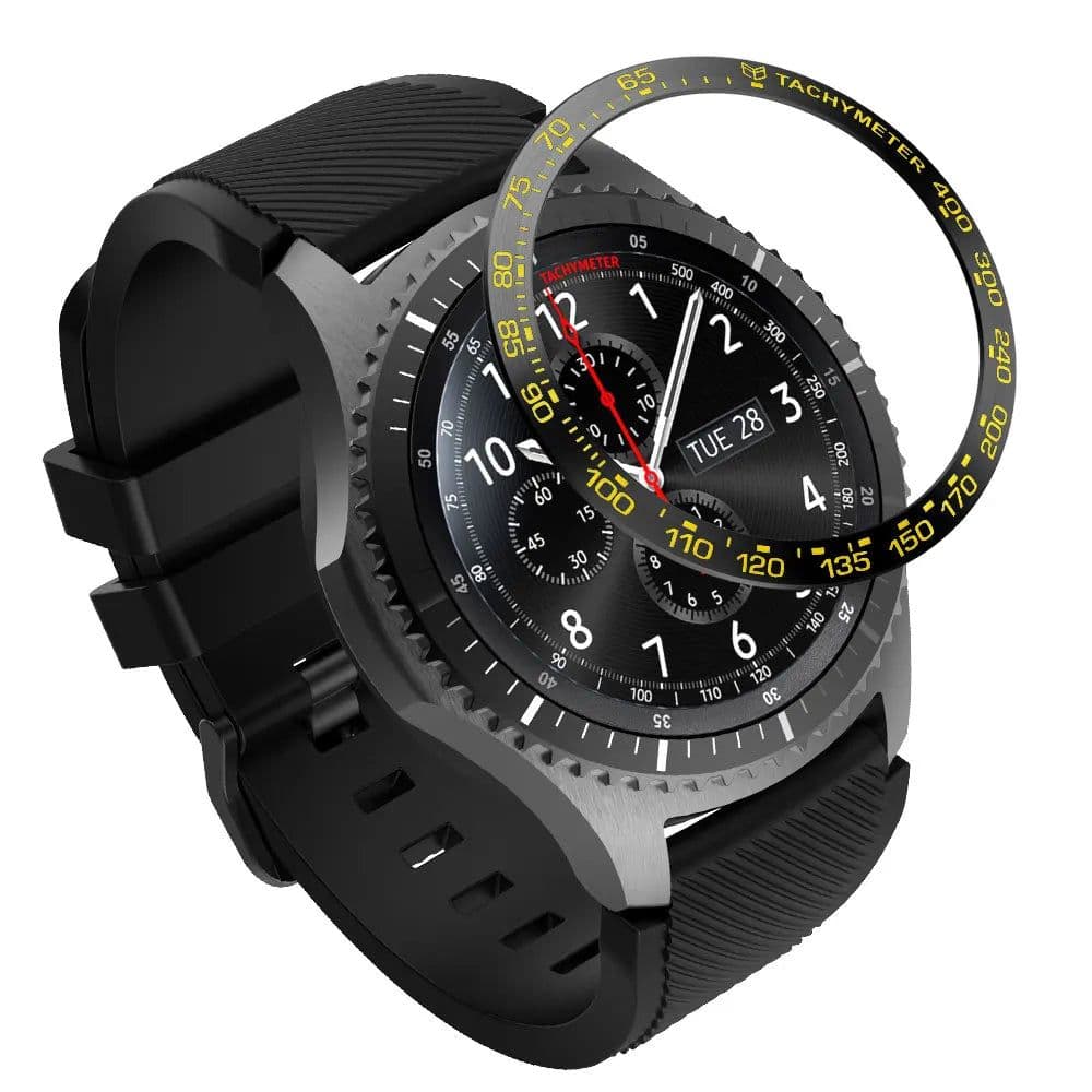 image-Alloy Bezel Ring Cover for Samsung Galaxy Watch - Scratch Protection & Style