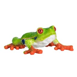 image-Red-Eyed Tree Frog Toy Realistic Rainforest Amphibian Figure