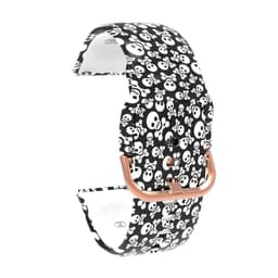 image-Aaigea Silicone Watch Band with Rose Gold Buckle for Huawei Fit Models