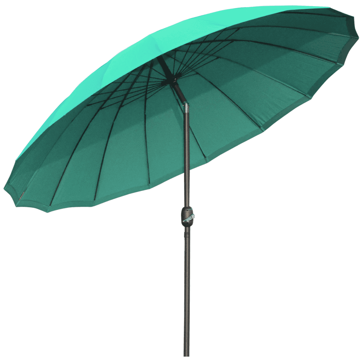 image-255cm Patio Parasol Umbrella Market Table Parasol 18 Sturdy Ribs