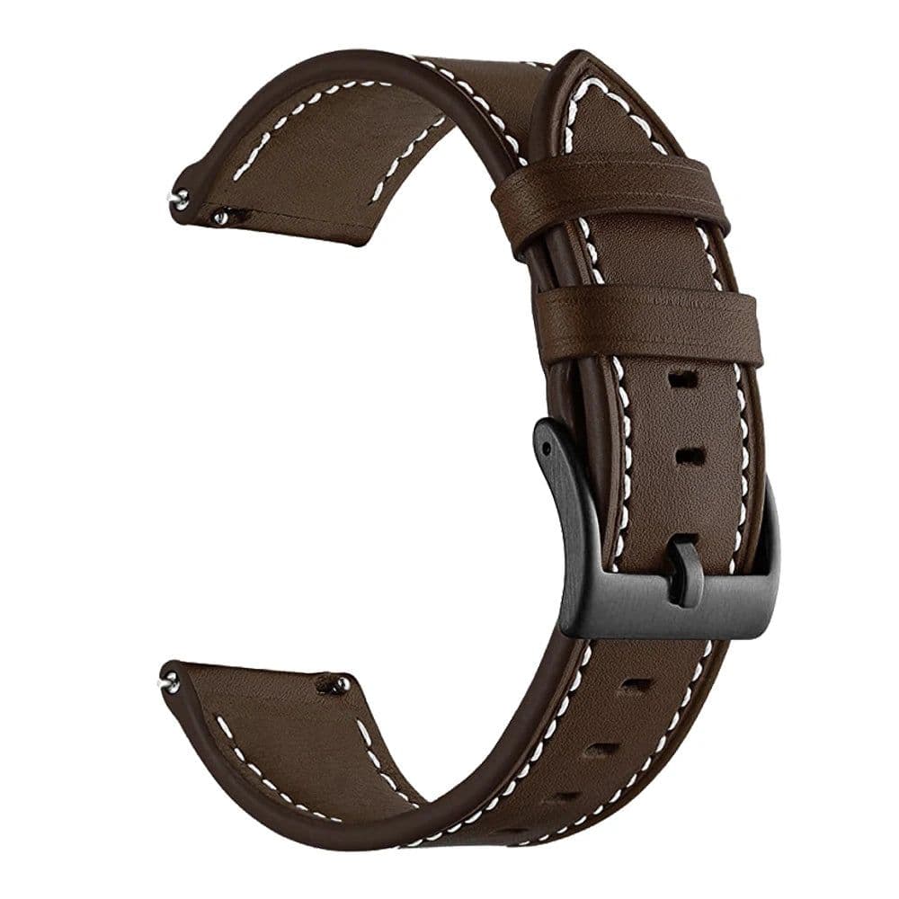 image-22mm Leather Watch Strap for Samsung Galaxy Watch & Gear S3 - Comfortable Fit