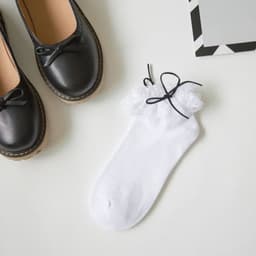 image-HEALMEYOU Lace Ruffle Ankle Socks Stylish Comfort for Casual Wear
