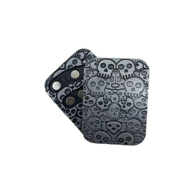 image-AHHLCLT Metal Skull Spin Toy - Stress Relief EDC Fidget for Adults