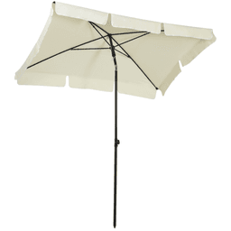 image-Aluminium Sun Umbrella Parasol Patio Garden Tilt 2M x 1.25M