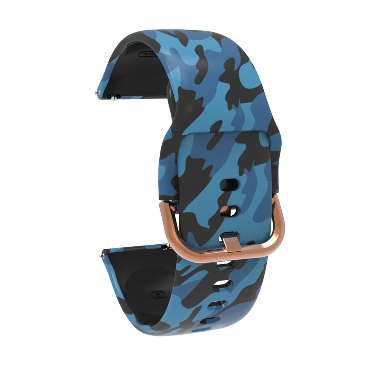 image-Aaigea Silicone Watch Band with Rose Gold Buckle for Huawei Fit Models