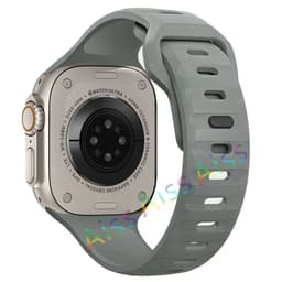 image-Aiss Waterproof Silicone Strap for Apple Watch Ultra & iWatch - Durable 49mm-38mm