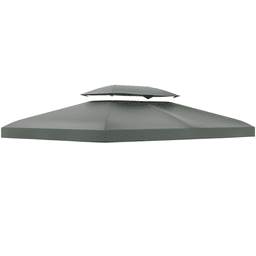 image-3x4m Gazebo Replacement Roof Canopy 2 Tier Top UV Cover Sun Awning Shelters