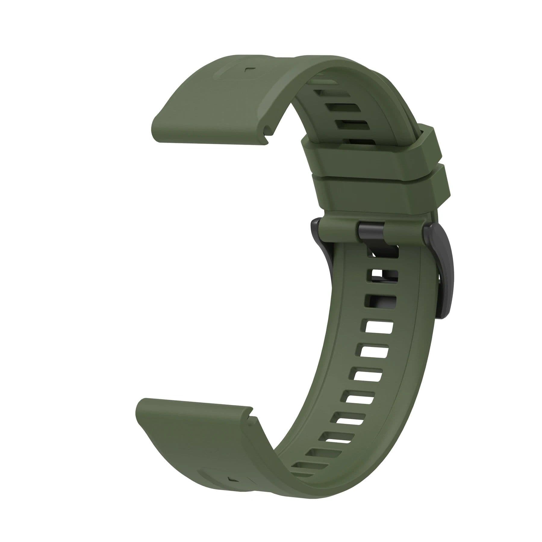 image-26mm Silicone Quick Fit Strap for Garmin Fenix, D2 & Tactix Series Watches