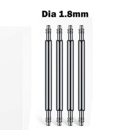 image-10PCS Stainless Steel Spring Bars - Durable Watch Strap Pins for Various Bands