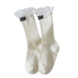 image-HEALMEYOU Lace Ruffle Ankle Socks Stylish Comfort for Casual Wear