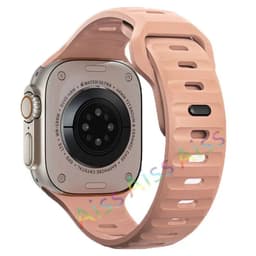 image-Aiss Waterproof Silicone Strap for Apple Watch Ultra & iWatch - Durable 49mm-38mm
