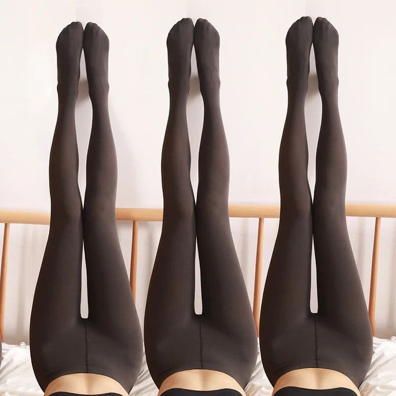 image-DOIAESKV Plus Size 120D Velvet Warm Tights for Autumn Winter Comfort