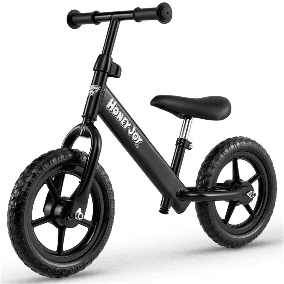 image-Toddler Balance Bike 2-5 Years, 6.3LBS Lightweight, 11" Foam Tires - Black