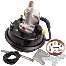 image-VH44 7" Remote Brake Booster Kit for Ford, Nissan, Dodge, Fiat, etc.