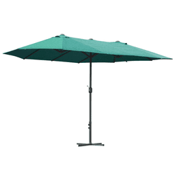 image-4.6m Garden Parasol Double-Sided Sun Umbrella Market Shelter Canopy