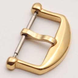 image-18mm Stainless Steel Watch Buckle - Durable Pin Clasp for Traditional Watches