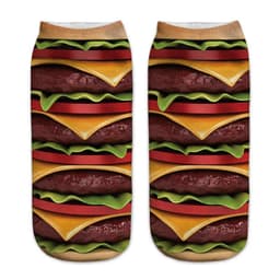 image-AnBnCn Funny Nutella 3D Printed Casual Socks - Kawaii Gift Delight