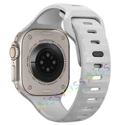 image-Aiss Waterproof Silicone Strap for Apple Watch Ultra & iWatch - Durable 49mm-38mm