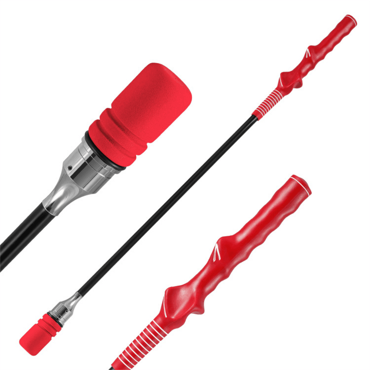 image-Golf Swing Trainer Stick - Red Click Feedback