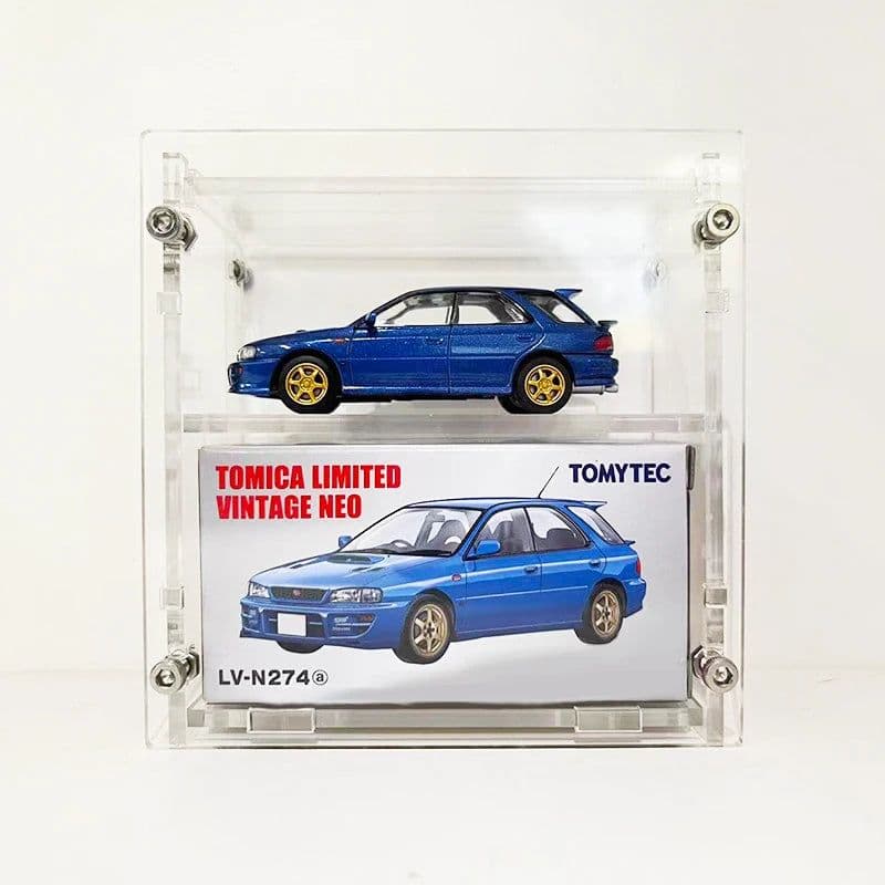 image-1/64 MiniGT Display Case - Durable PVC for Collectible Cars