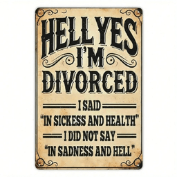 image-Vintage Rustic Aluminum Sign, 8x12 Inch (20.3x30.5cm) - Durable, Unique Decor