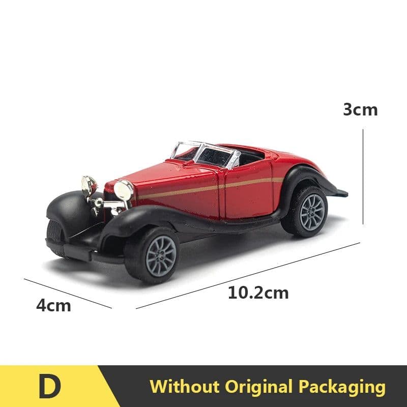 image-1:43 Vintage Car Model - Alloy Pull Back Toy for Collectors & Kids