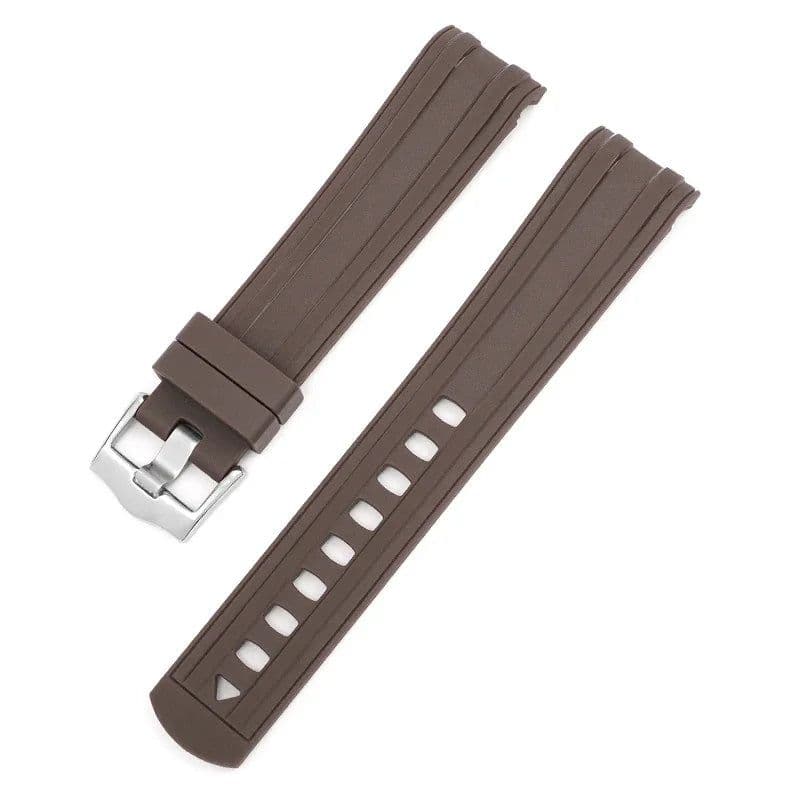 image-20mm Silicone Rubber Watch Bands for Omega Seamaster Speedmaster Moonswatch