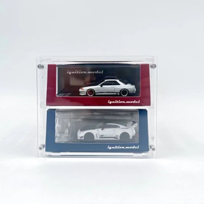 image-1/64 Hotwheels Display Case - Durable PVC Showcase for Diecast Collectibles