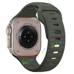 image-Aiss Waterproof Silicone Strap for Apple Watch Ultra & iWatch - Durable 49mm-38mm