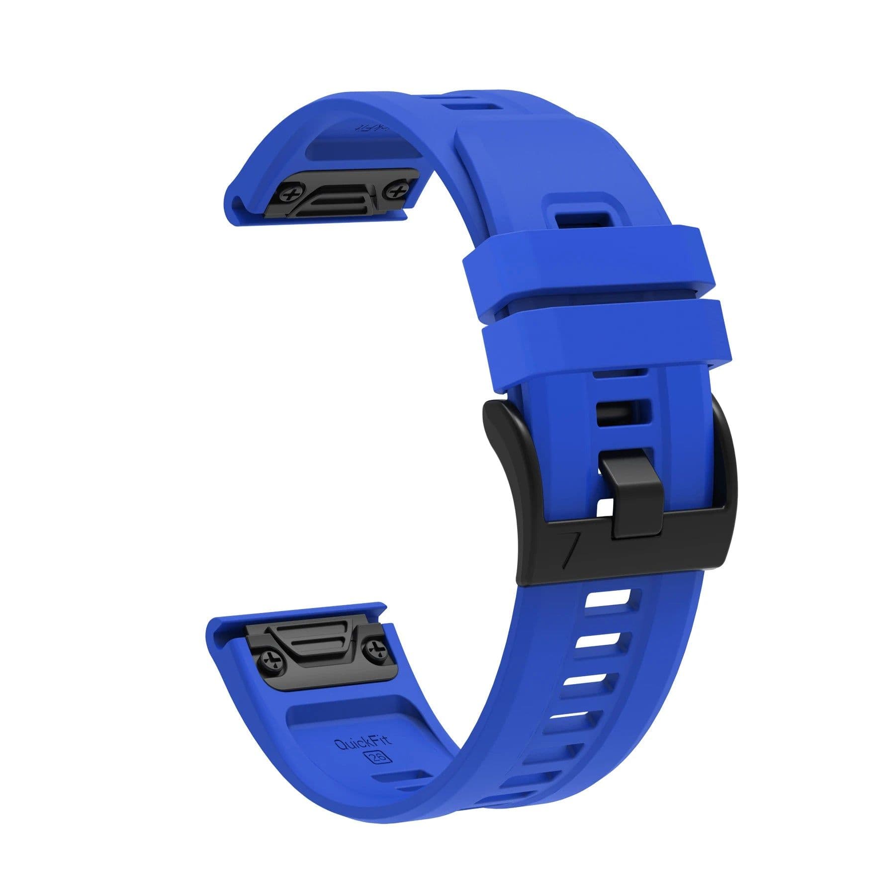 image-26mm Silicone Quick Fit Strap for Garmin Fenix, D2 & Tactix Series Watches