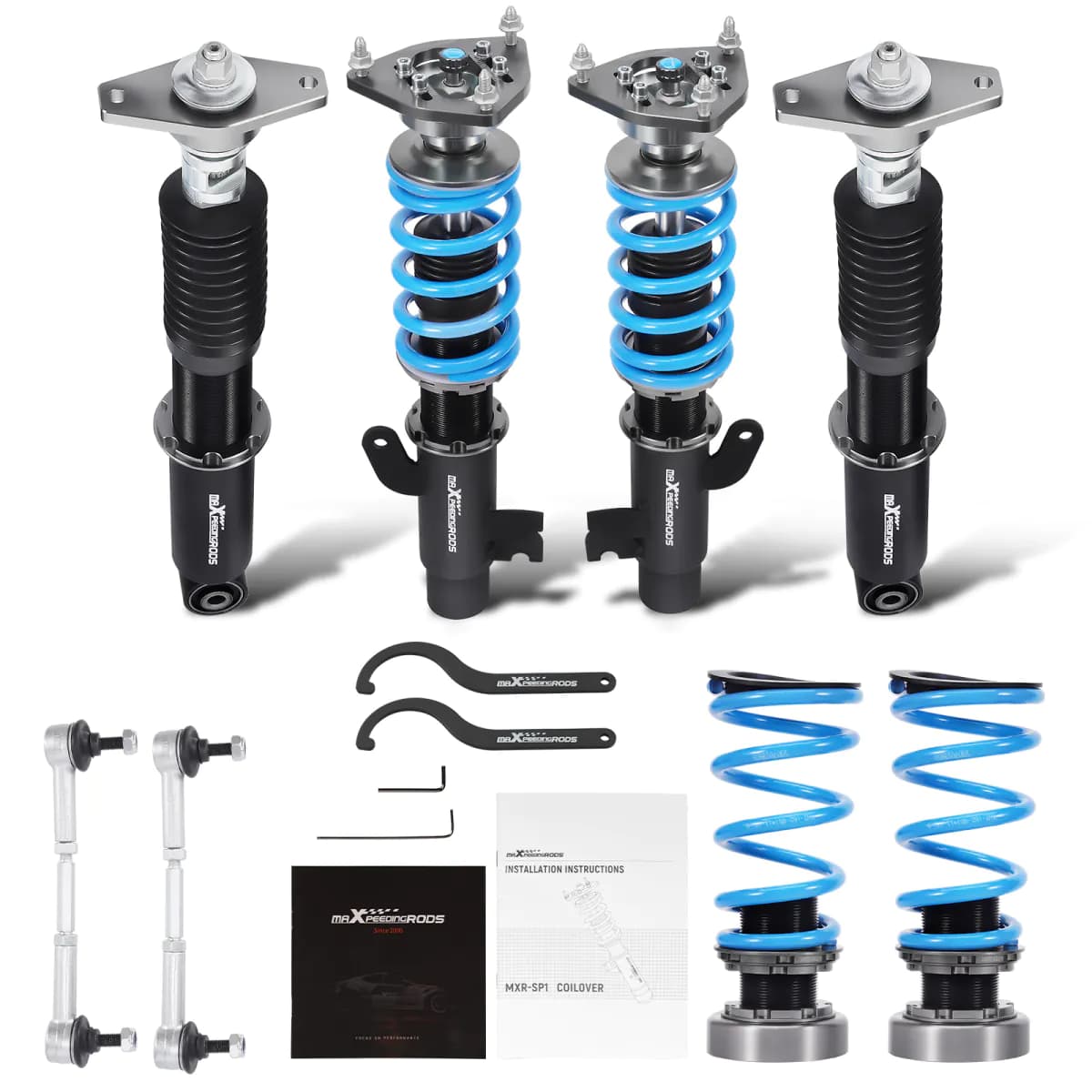 image-24-Level Adjustable Coilovers Kit For Ford Focus ST 2013-2018