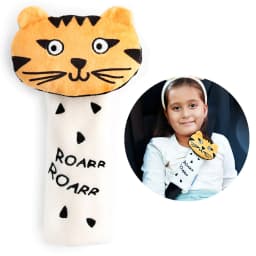 image-Milk&Moo Skater Cheetah Kinder Gurtpolster für Kindersitz ab 0 Monate