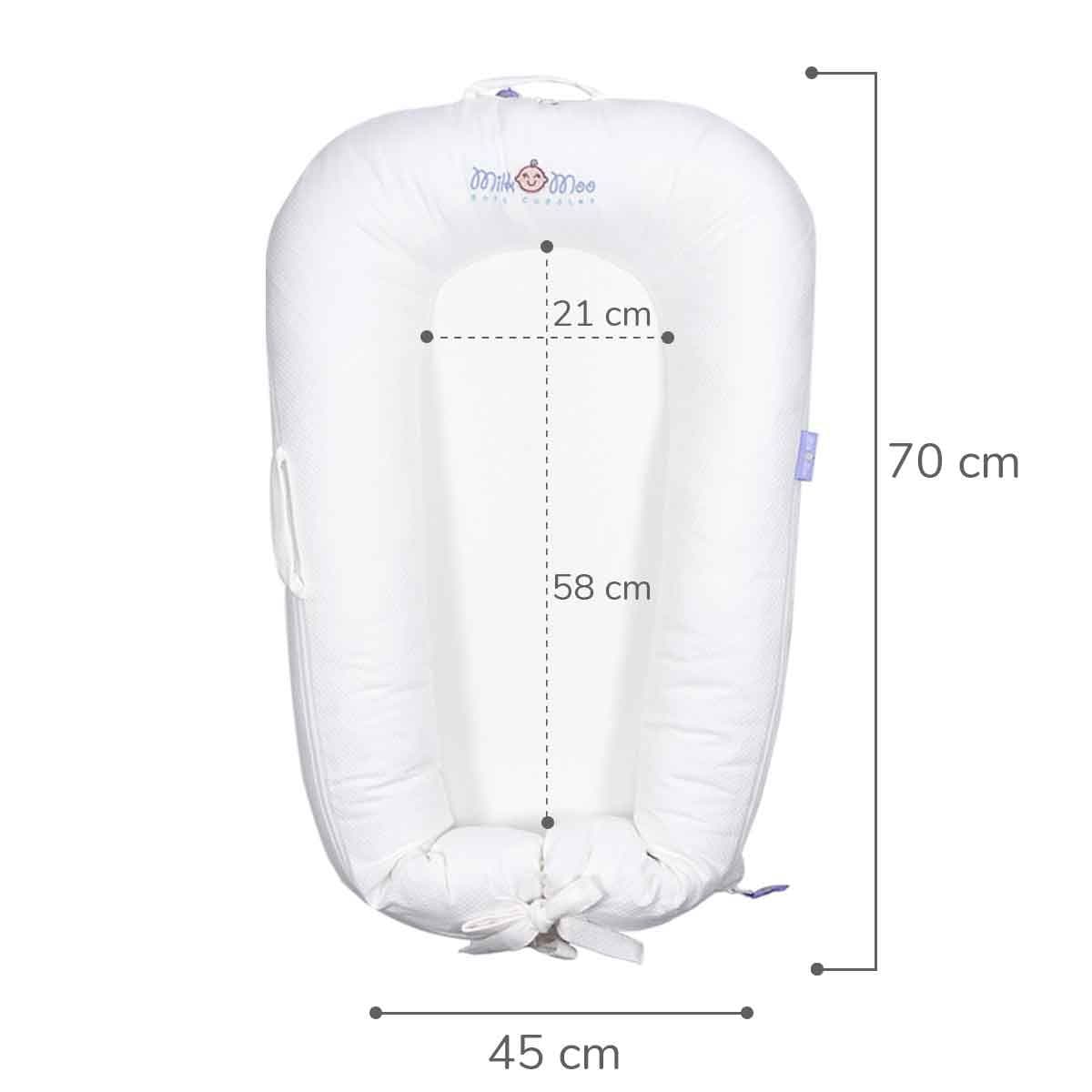image-Milk&Moo Babybett Babynest für Neugeborene ab 0 Monate