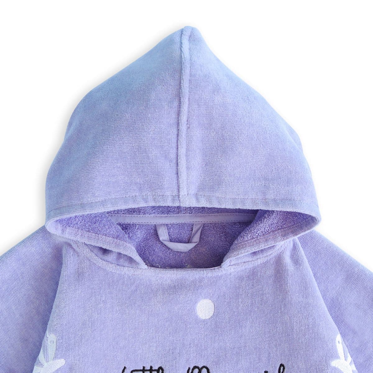 image-Milk&Moo Kinder Little Mermaid Poncho und Hausschuhe Set, Lila
