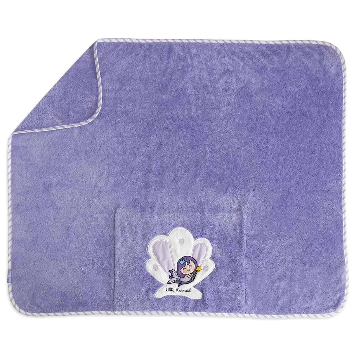 image-Milk&Moo Little Mermaid Babykuscheldecke Atmungsaktiv ab 0 monate