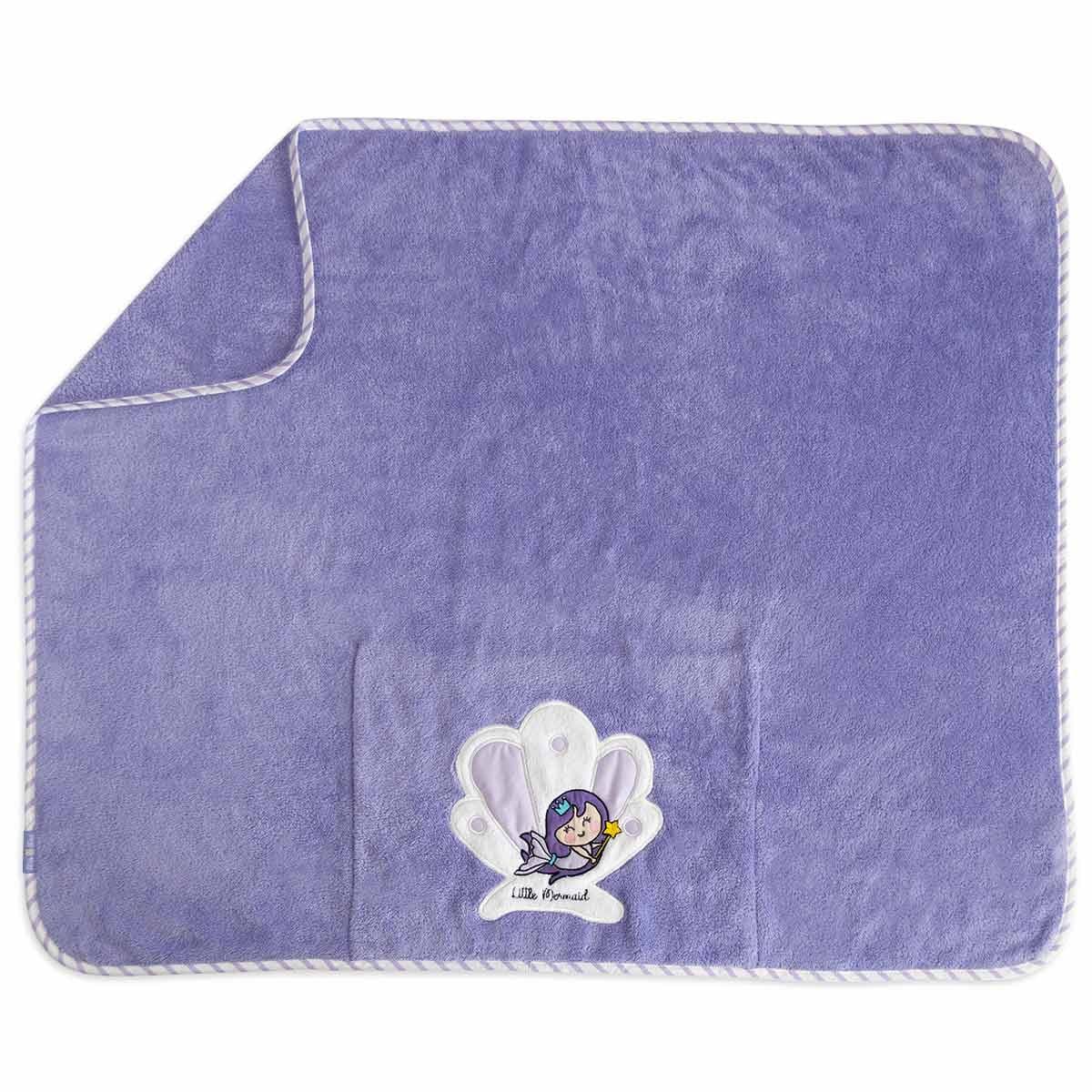 image-Milk&Moo Little Mermaid Babykuscheldecke Atmungsaktiv ab 0 monate