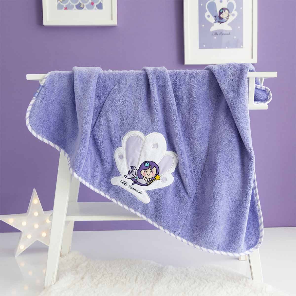 image-Milk&Moo Little Mermaid Babykuscheldecke Atmungsaktiv ab 0 monate