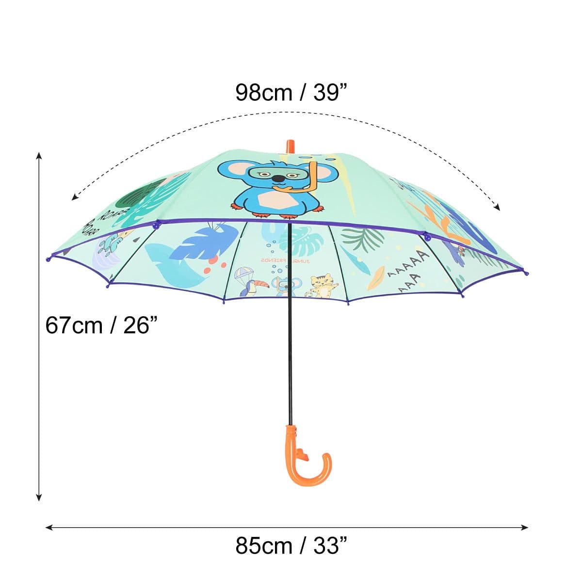image-Milk&Moo Jungle Friends Regenschirm Kinder ca. 70 cm